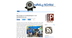 Desktop Screenshot of hardlynormal.com